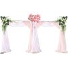 10 * 20 FT Heavy Duty Backdrop Stand Pipe Kit with Base Adjustable Frame Support Freestanding Metal Background for Flower Balloon Tulle Wedding Birthday Party Decoration Photography view 1