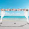10 * 20 FT Heavy Duty Backdrop Stand Pipe Kit with Base Adjustable Frame Support Freestanding Metal Background for Flower Balloon Tulle Wedding Birthday Party Decoration Photography view 3