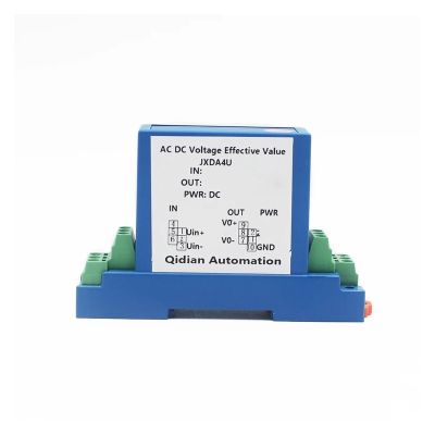 GVMUKNYE DC24V Power Supply DC Voltage Transmitter 1V/5V/10V/50V/100V/200V/300V/500V/1000V high Voltage Sensor 0-10V RS485 Output(0-200V DC Input,RS485 Output)