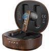 AIFA Wireless Earbuds, in-Ear Bluetooth Earbuds with Microphone, 35 Hours Playback for Everyday/Gaming/Office, Walnut Wood view 1