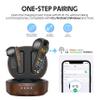 AIFA Wireless Earbuds, in-Ear Bluetooth Earbuds with Microphone, 35 Hours Playback for Everyday/Gaming/Office, Walnut Wood view 3