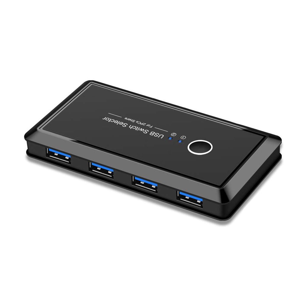 USB USB Switcher 2 Port PCs Sharing 4 Devices for Keyboard Mouse Printer USB