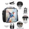 Backpack with Lunch Box Hummingbird Watercolor Bird Travel Backpack Bookbag & Lunch Bag Insulated Lunchbox Waterproof Daypack Laptop Backpack Freezable Lunch Bag view 4