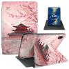 GFRGTFHYT for iPad Air 13 Inch Case M2 (2024) with 360 Degree Rotating Swivel Slim PU Leather Protective Adjustable Stand Smart Cover with Auto Wake/Sleep for iPad Air 13,Japanese Landscapes view 1