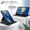 GFRGTFHYT for iPad Air 13 Inch Case M2 (2024) with 360 Degree Rotating Swivel Slim PU Leather Protective Adjustable Stand Smart Cover with Auto Wake/Sleep for iPad Air 13,Japanese Landscapes view 3