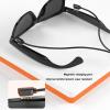 CCYLEZ Smart Audio Sunglasses, 400 Smart Glasses, Magnetic Charging, V5.3, Smart Glasses for Outdoor Activities view 3