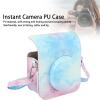 Camera Protective Bag Mini Instant Camera Leather Case, Wear PU Protective Case for Mini 12 Camera, 5.1x4.3x2.4in Camera Case with Adjustable Shoulder view 4