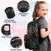 Vintage Ethnic Backpack with Lunch Box Travel Backpack Bookbag & Lunch Bag Insulated Lunchbox Waterproof Daypack Laptop Backpack view 3