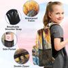 Backpack with Lunch Box Sunflpwer Pattern Travel Backpack Bookbag & Lunch Bag Insulated Lunchbox Waterproof Daypack Laptop Backpack view 3