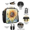 Backpack with Lunch Box Sunflpwer Pattern Travel Backpack Bookbag & Lunch Bag Insulated Lunchbox Waterproof Daypack Laptop Backpack view 4