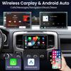 8Core 4G+64G Car Radio for Dodge Ram 1500 2500 2013-2018: Wireless CarPlay/Android Auto 9'' Touch Screen Android 13 Stereo for Ram 1500 Radio Upgrade Bluetooth 5G WiFi GPS FM/RDS (Only fit Manual AC) view 2