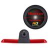 1280 * 720 Pixels Car Third Roof Brake Lamp Rear View Backup Camera Replacement for VW Crafter Caravelle 2007-2015 Mercedes Benz Sprinter W906 OEM:A9068200456 2DA009511+4.3" Reverse Mirror view 2