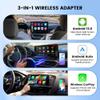 Carlinkit Ai Box Wireless CarPlay Adapter for iPhone & Android Phone - 3 in 1 Android 13.0/Android Auto/CarPlay, Quick Connection Bluetooth Adapter - CPC200-Tbox S1C view 4