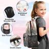 Backpack with Lunch Box Wild Flamingo Travel Backpack Bookbag & Lunch Bag Insulated Lunchbox Waterproof Daypack Laptop Backpack view 3