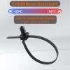 160pcs Push Mount Wire Ties, Snap in Zip Tie Automotive Clips Nylon Wire Harness Clips 5 Types of Cable Ties for Engine Bay Zip Tie Kit view 4