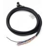 ZBLZGP Right Angle M12 12-Pin A-Code IP67 Female to Flying Lead, 8m (26.2 ft) 24AWG RS232 Cable for Cognex, Hikrobot, Livox MID-360 & Industrial Vision Systems view 4