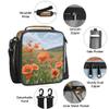 Backpack with Lunch Box Wildflowers Travel Backpack Bookbag & Lunch Bag Insulated Lunchbox Waterproof Daypack Laptop Backpack view 4