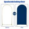 Wedding Arch Cover 4FT/5FT/6FT/6.6FT/7.2FT Spandex Fabric Arch Backdrop Cover Suitable for Wedding Arch Backdrop Stand, Birthday, Party, Baby Shower Banquet Arch Decoration,Navy Blue,6.6FT view 4