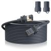 BarBaren for Starlink Cable Gen 3 75M/246FT, for Starlink Mini Ethernet Cable Replacement Cord for Starlink Standard Kit V3 Dish -Waterproof Grey view 1