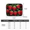 Laptop Sleeve 17 inch Laptop Case Sleeve Shockproof Laptop Case Red strawberry Protective Carrying Case view 2