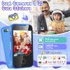 Purple Kids Instant Print Camera and Blue Kids Phone Dual Camera Christmas Birthday Gifts for Girls Boys view 3