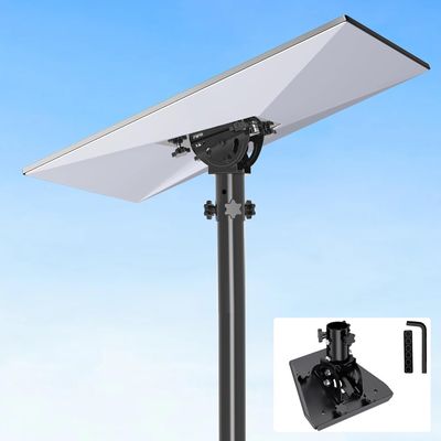 Star Link Gen 3 Pipe Adapter Mount, Adjustable Tilt 160 Degree and Horizontally Rotatable 360 Degree for Better Signal, Star Link Internet Kit Satellite Pole Mounting Kit
