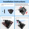 Star Link Gen 3 Pipe Adapter Mount, Adjustable Tilt 160 Degree and Horizontally Rotatable 360 Degree for Better Signal, Star Link Internet Kit Satellite Pole Mounting Kit view 4