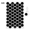 Non Slip Grip Stickers GRIPLUS Hexagon (Black, 100148mm(3.95.8")) - Reusable Adhesive Pad for Desk, Phone, Mouse, Office, Multi-Purpose view 3