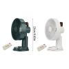BWANGIAO Small Office Fan Desk Fan Cooling Fan Cute Fan ABS Texture Clip Fan Lightweight Fan Perfect Gift for Adult Children, Green view 3