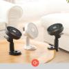 BWANGIAO Small Office Fan Desk Fan Cooling Fan Cute Fan ABS Texture Clip Fan Lightweight Fan Perfect Gift for Adult Children, Green view 4