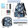 Animal Panda Backpack with Lunch Box Travel Backpack Bookbag & Lunch Bag Insulated Lunchbox Waterproof Daypack Laptop Backpack view 2