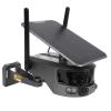 GOWENIC Solar Security Camera, 4K 8MP Outdoor Surveillance Camera with Dual Lens NightVision Motion Detection 180 Viewing Angle, 18000mAh IP66 4G Network Pan Tilt Camera view 1