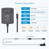 ALITOVE Security Camera Power Supply Adpter 12V 2A with 4 Way Power Splitter Cable 5.5x2.1mm, 100-240V 50-60Hz AC to DC Converter for Analog AHD CCTV DVR Surveillance System/LED Strip Lights view 3