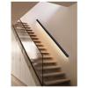 Sxlawesom LED Staircase Handrail Railing Aluminum Handrail Grab Bar with Light, Wall Mounted Handrail Safety Hand Rail for Indoor Outdoor(19.7"/0.5m) view 2