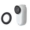 Lens Guard for Insta 360 GO3S,Camera Protective Lens Guard Cover Anti Scratch Lens Cap Plastic/Glass Material GO3S Camera Accessories (Glass) view 2