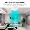 IHSENO WiFi Human Presence Sensor,Smart Motion Sensor with 24G mmWave Radar,No Hub Required Square Sensor Compatible with Alexa/Smart Life/Tuya Smart,(2.4G WiFi) view 3
