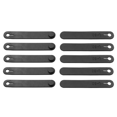 10Pcs Rubber Cable Ties Straps For Wire Management Motorcycle ClutchLine Brake Ties Elastic Cable Organizers For Home