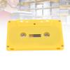 Blank Cassette Tape, 45 Minute Premium Sound Empty Cassette Tape with Clear Case for Sound Music Recording (Yellow) view 4