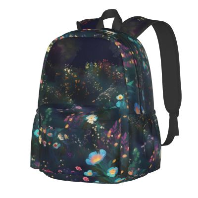 Backpack Casual Daypack for Men Women Moonlight Garden Laptop Backpack Lightweight Travel Bag Shoulder Bag for Work Hiking