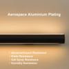 Sxlawesom Aluminum Handrail with Light LED Stair Handrail Grab Bar Wall Mounted Handrail Safety Hand Rail Indoor Outdoor Stair Hand Railing(Black,19.7"/0.5m) view 3