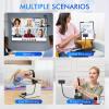 Eye Contact Webcam with Microphone for PC, 1080P Center cam for mac, 95FOV Middle-Screen Center cam, USB computer camera Plug&Play, for desktop computer Facetime Compatible with macOS&Windows (Black) view 3