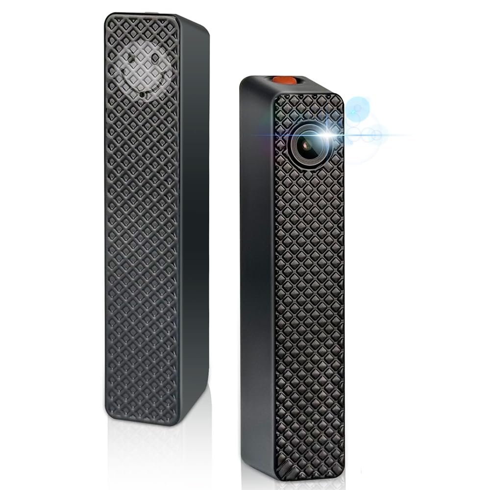 VSYSTO WiFi Body Camera with 64G Card Audio and Video Recording, HD 1080P Portable DVR with Magnet Bracket for Play with Pet, Law Enforcement, Security, Delivery, Traveling, Outdoor Sports (Black-1)