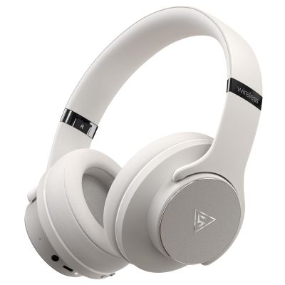 DOQAUS Bluetooth Headphones Over The Ear Wireless with 90H Playtime & 3 EQ Modes, HiFi Deep Bass, Premium Memory Foam & Mic for Travel, Home and Commuting