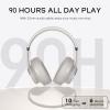 DOQAUS Bluetooth Headphones Over The Ear Wireless with 90H Playtime & 3 EQ Modes, HiFi Deep Bass, Premium Memory Foam & Mic for Travel, Home and Commuting view 2