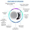 Home Theater System Kit, 4 Channel 1000 Watts Bluetooth Receiver with 5.25" 8 Qty of 175W in-Wall in-Ceiling Speakers & 16 Gauge 500 ft. Spool of Speaker Zip Wire by Vaiyer view 4