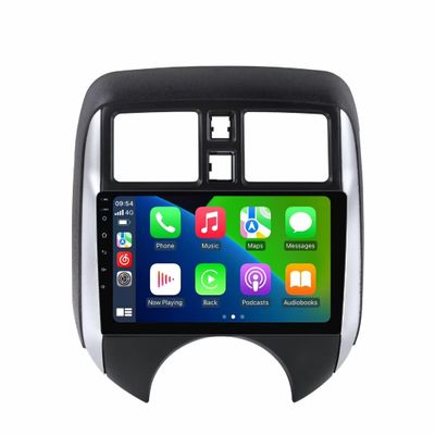 Android Radio Stereo for Nissan Sunny Versa 2014-2018,Biorunn 9 Inch Octa Core GPS Navi Wireless Wired Car-Play Android Auto IPS FM AM RDS DSP, 4GB RAM 64GB ROM