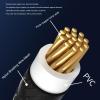 12VHPWR PCIE 5.0 12+4Pin Extension Cable, 12+4Pin to 3x8Pin GPU Cable Alloy Copper Terminals for 4090 GPU view 3