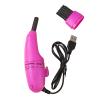 Keyboard Vacuum, Portable Computer Vacuum Cleaner for Laptop (Roseate Red) view 2