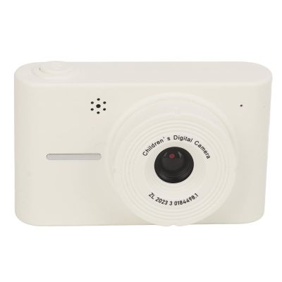 1080P Digital Camera, Digital Camera Photo Frame Filter 8X Zoom Screen Autofocus for Recording Life (White)
