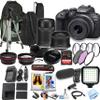 Canon EOS R10 24.2MP APS-C CMOS Sensor Mirrorless Camera with 18-45mm and 55-210mm Lense+ Sling Backpack + 128GB Memory Card + Video Light + Microphone + More (Pro Video Bundle) (Renewed), Black view 1